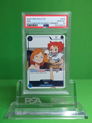 Girl (OP14 Release Event Winner) graded PSA 10 for sale on eBay