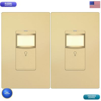 Lider Pir Motion Sensor Switch Led Guide Light 1200 Sq. Ft. Coverage No Neutral