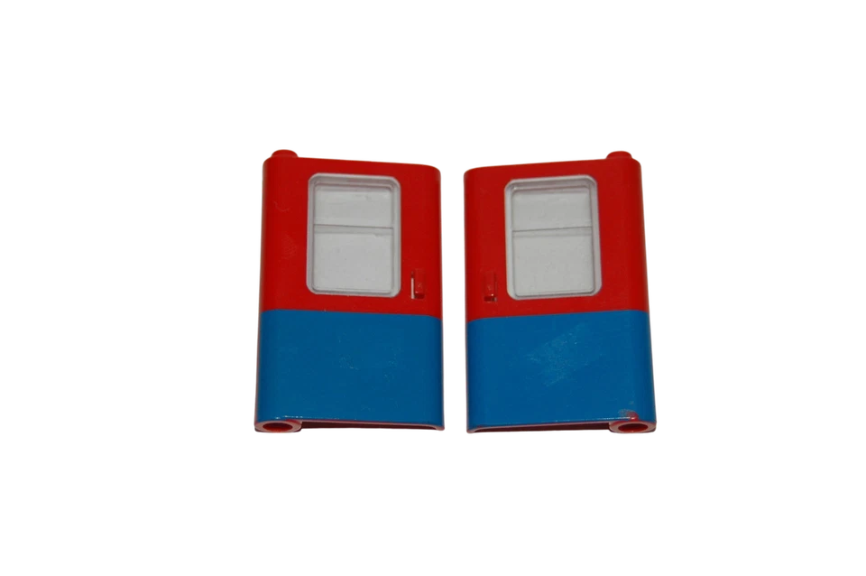 Lego® Eisenbahn 9V 12V TRAIN Rot / Blaue Türen L R rote blau DOORS ZUG - Bild 1 von 1