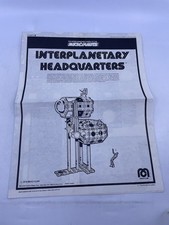 Vintage Mego Micronauts Interplanetary Headquarters Instruction Manual Only