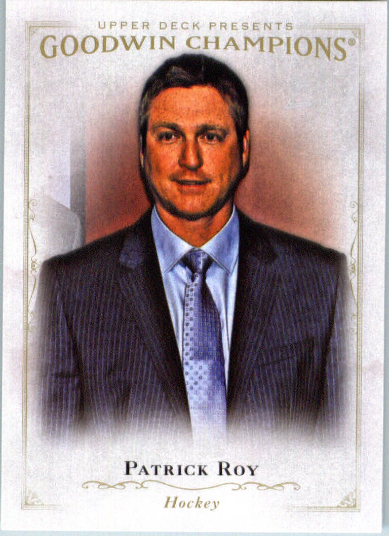 2016 Upper Deck Goodwin Champions #7 Patrick Roy - BB