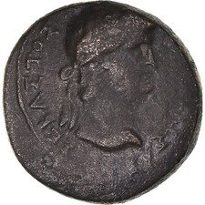 #1068490 M&uuml;nze, Lydia, &AElig;, 54-68, Apollonos Hieron, SS, Bronze