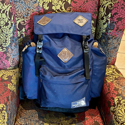 Vintage The North Face Rucksack 30 L Blau Polyester Laptopfach Extra Fächer