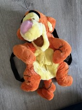 Disney Tigger Plush Backpack Medium Orange Yellow Winnie the Pooh