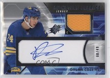2021-22 SPx Signature Fabrics 8/49 Dylan Cozens #SF-DC Auto 11jd