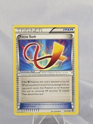 focus sash pokemon card Focus Sash 91/111 XY - Furious Fists Regular for sale online