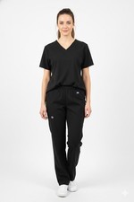 SlVVAN WINK Scrubs Top  Pants Size XL Black
