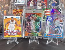 Panini Zion Williamson New Orleans 2022-23 NBA Crunch Time Amazing Card Lot (3)