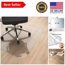 Heavy Duty PVC Office Chair Mat - 36" x 48" for Hardwood Floor Protection