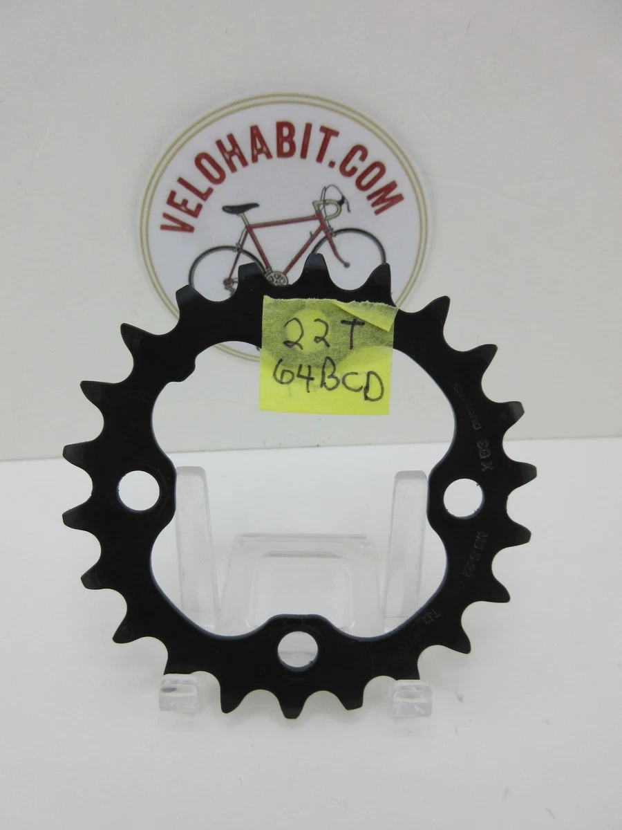 Plateau Shimano Deore LX M570/M571 – 22 Dents, 64mm, 4 Bras – Neuf – Japon