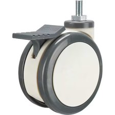 Zoro Select P18s-N100k-St8-Wb-001 Stem Caster, Light-Duty, 4-3/4" Overall H,