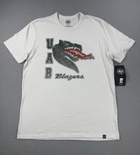 UAB Blazers ’47 Brand T-Shirt L White NCAA Dragon Graphic NWT