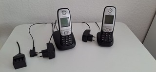 Gigaset A415 Duo Schnurlostelefon DECT – 2 Mobilteile Basis Ladeschale & Akkus
