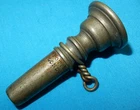 ANTIQUE 19th CENTURY MILITARY BUGLE BUGLE MOUTHPIECE By POTTER LONDON