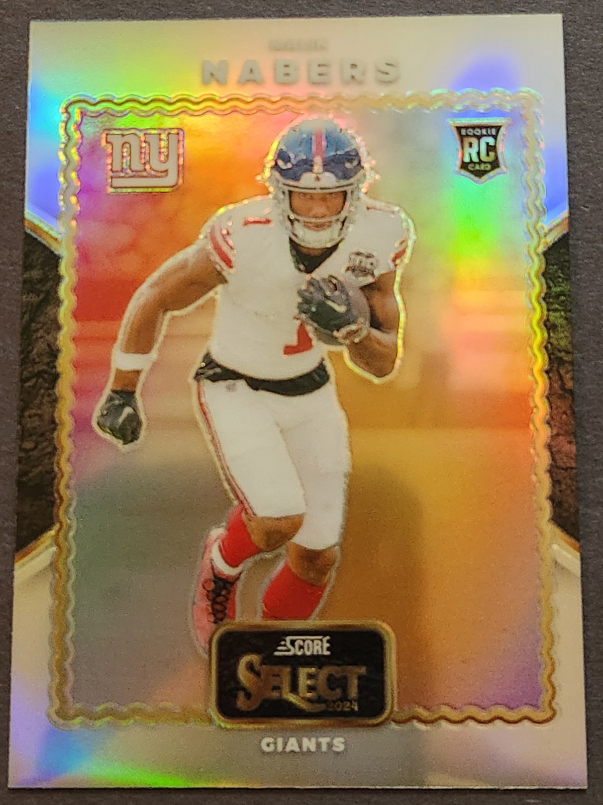 2024 PANINI SELECT MALIK NABERS SCORE THROWBACK SILVER PRIZM ROOKIE #24 RC