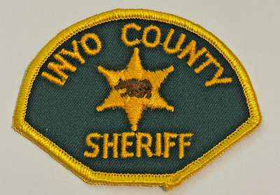 VIntage Inyo County California Sheriff 3.5'' Patch Unused