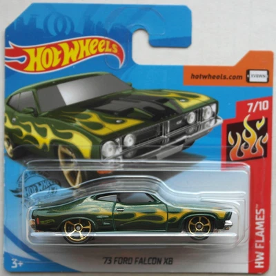 Hot Wheels 1973 Ford Falcon XB dunkelgrün Flammen Flames Neu/OVP HW Mattel ´73 - Bild 1 von 4