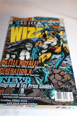 SEALED Wizard Comic Magazine 54 1996 Wolverine Vs Lobo Cover promo cards Marvel