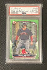 PSA 10 2023 Bowman Paper Prospects Roman Anthony #BP-71 Neon Green /399(RC)
