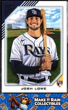 Josh Lowe 2022 Topps Gallery #16 Tampa Bay Rays Rookie RC