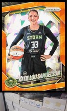 2025 Panini Prizm WNBA #82 Katie Lou Samuelson Orange Ice Prizms - DAD