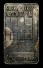 Vintage Silver bar- Hospital Trust National Bank 1 oz .999 Fine Silver Art Bar