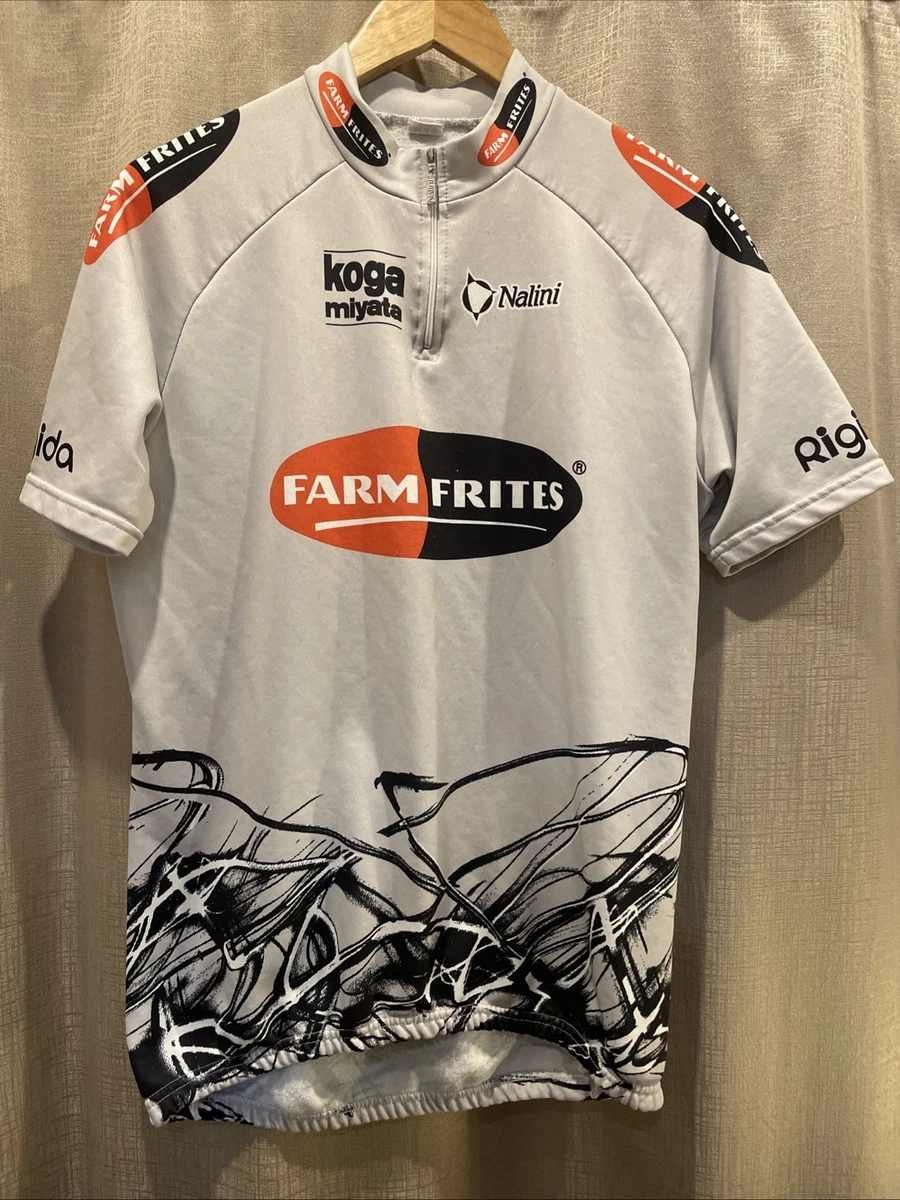 Maillot NALINI CyclinG Homme, Blanc, 1/4 Zip, Taille XL (occasion)