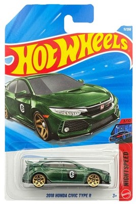 Hot Wheels 2026 HW Night Speed 3/10 Green 2018 CJS Honda Civic