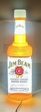 Jim Beam Bourbon  Light Up Bar Sign Pub Man Cave Advertising Lamp Retro 80s POS