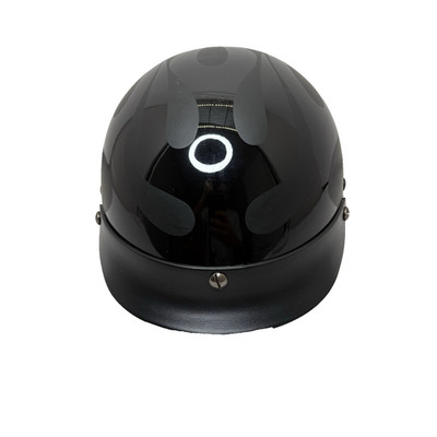 HCI Motorcycle Helmet L Matte DOT Black FMVSS218 Protection