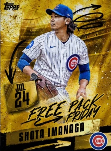 [DIGITAL] Topps Bunt - Shota Imanaga - Free Pack Friday 26 S2 Jul 24 Gold