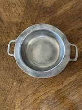 PEWTER OPEN HANDLED ROUND BOWL TINKO EDELTIN PUGGE 1929