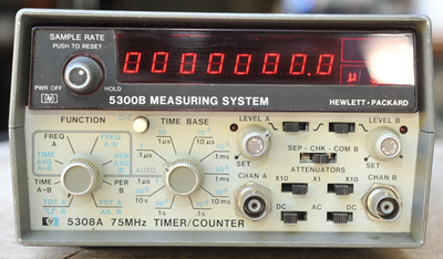 Hewlett-Packard HP 5300B Measuring System with 5308A 75MHz Timer/Counter