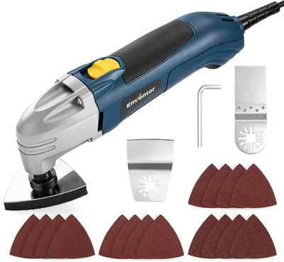Electric Oscillating Multi Tool Kit 1.6A/200W Saw Scraping Sanding Cutting