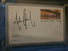 Autografo originale Michael Jackson su busta USA – Firma autentica anni ’90 