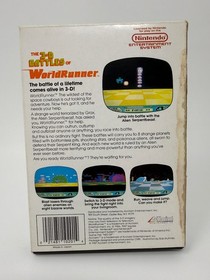 3-D WorldRunner (Nintendo NES) *BOXED W/ MANUAL - 3 SCREW - TESTED - AUTHENTIC*