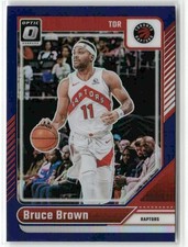 Bruce Brown 2024-25 Donruss Optic Purple Toronto Raptors #105