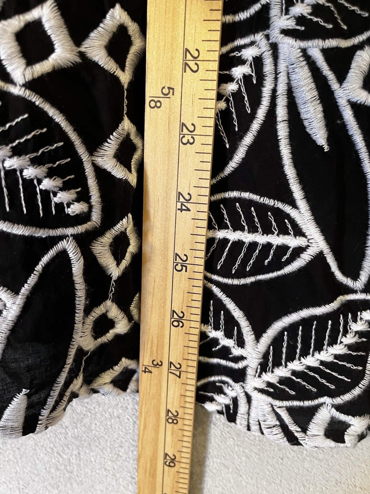 Multiples Button Up Shirt Jacket Black White Wome… - image 6