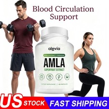 Alevia Organic Amla Capsules 1000mg Indian Gooseberry Antioxidant Supple