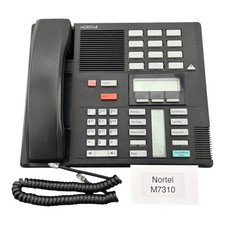 Nortel M7310 Black Corded Telephone Norstar Speakerphone Office Phone