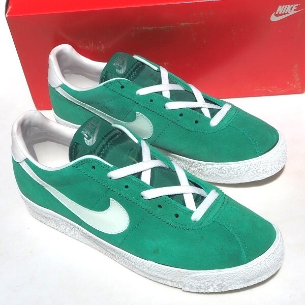 Deadstock Vtg 1994 Nike Bruin Suede Sc Malachite White 630097-311