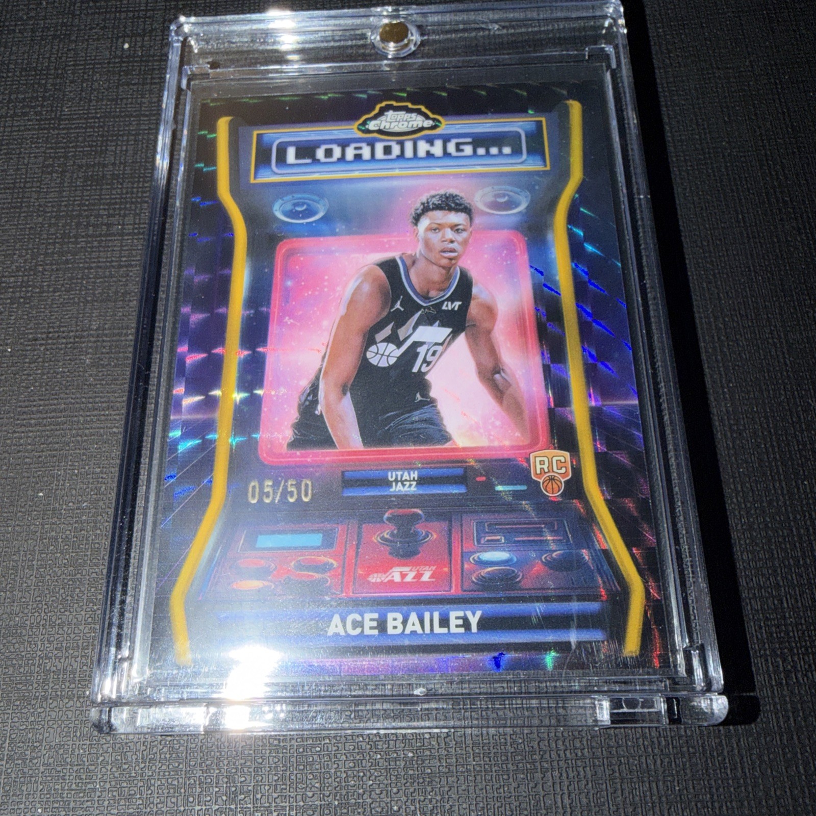 2025-26 NBA Topps Chrome Loading Gold Refractor #LD14 Ace Bailey RC ROOKIE /50