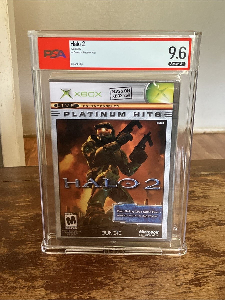 2004 Halo 2 Microsoft Xbox Sealed PSA 9.6 New A+ Graded Not WATA