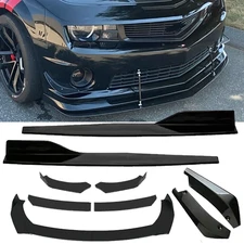 Front Bumper Lip Spoiler+Side Skirt+Rear Lip+Strut Rods For Chevrolet Malibu