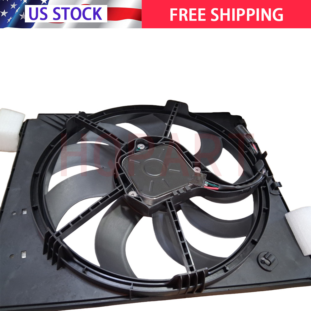 Electric Radiator Fan 3.0T V6 Engine Fits 2014 - 2016 Maserati Ghibli 670102597