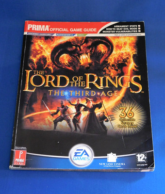 The Lord of the Rings The Third Age Official Prima Game Guide - Paperback Book