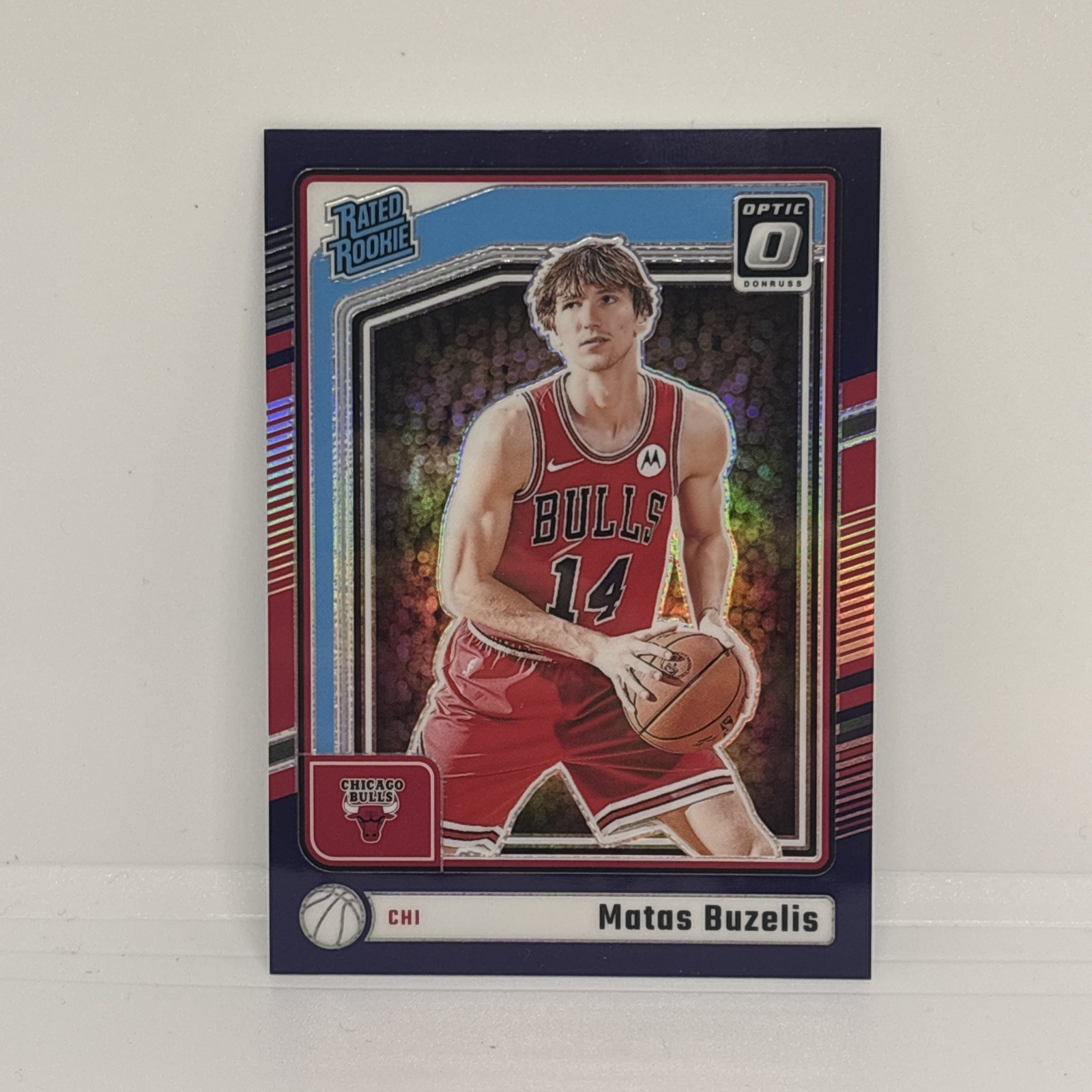 2024-25 Donruss Optic MATAS BUZELIS Purple Holo Rated Rookie RC #271 Bulls