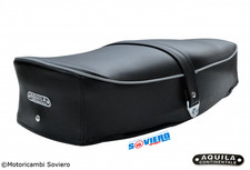 \ Sella Nera Con Targhetta Aquila Vespa 125 150 Sprint Super GL TS VBB //