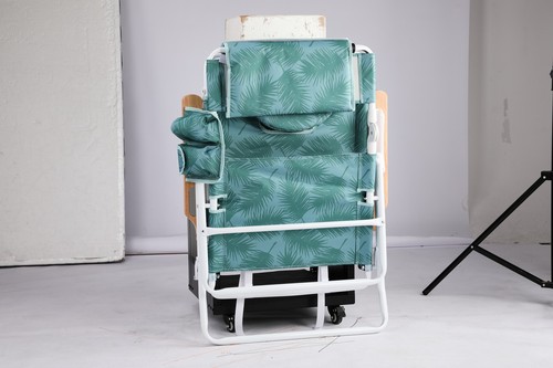 Tanning 1 PCS Aluminum Beach Lounge Chair Face Hole Footrest Portable Folding - Picture 9 of 18