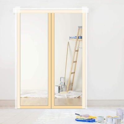 Dust Barrier Door Kit for Construction Containment, Magnetic Self-Closing  Kit,